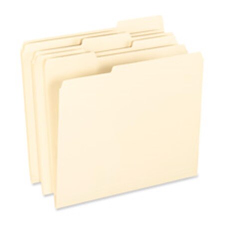 Esselte Pendaflex File Folder- Microbeguard- Top-Tab .33 Cut- Ltr.- Manila ESS62702